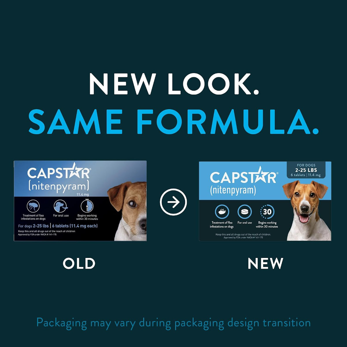 Capstar (nitenpyram) Fast-Acting Oral Flea Treatment for Dogs 2-25 lbs