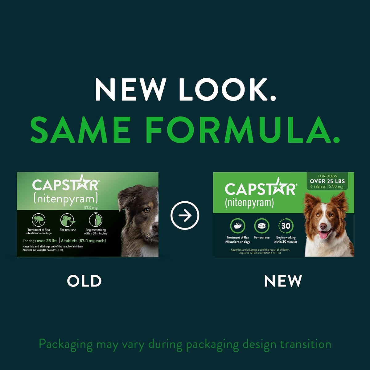 Capstar (nitenpyram) Fast-Acting Oral Flea Treatment for Dogs 2-25 lbs
