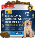 Dog Allergy Relief Chew for Skin Itch & Immune Support 120 Counts/ 8.47 OZ
