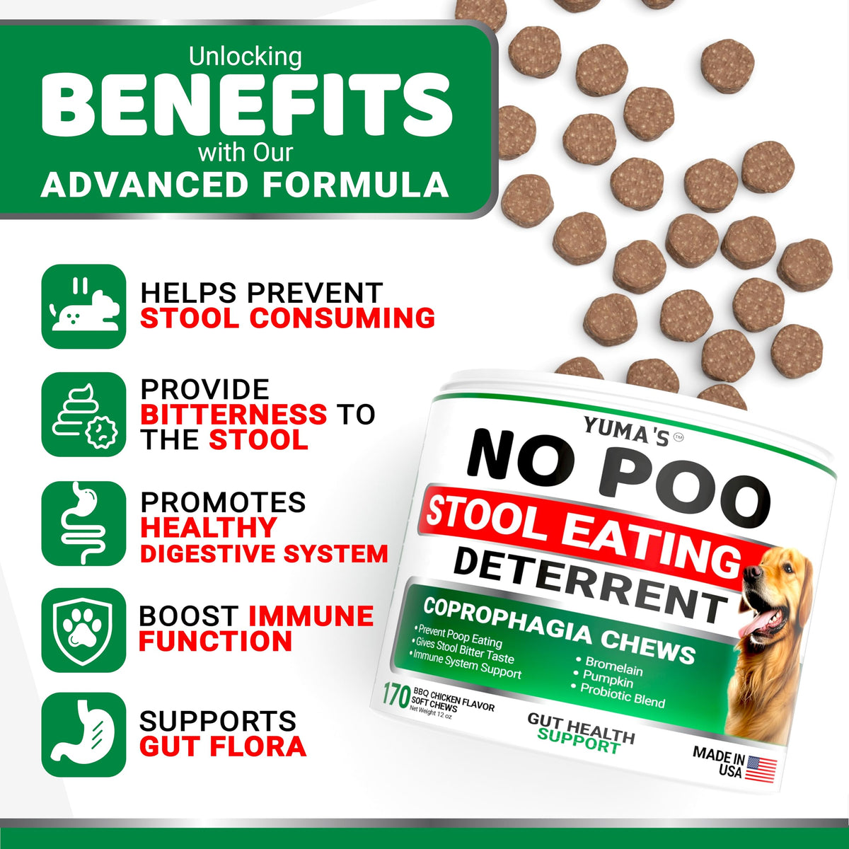 Dog Allergy Relief Chews - 240 Immune Treats, Dog Itching Skin Relief Pills