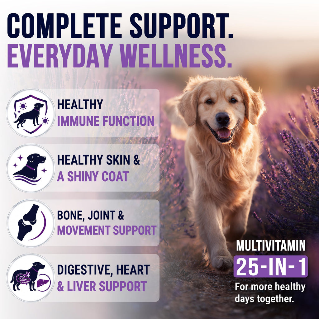 Dog Allergy Relief Chews - Skin Health & Anti-Itch Supplement with Omega-3