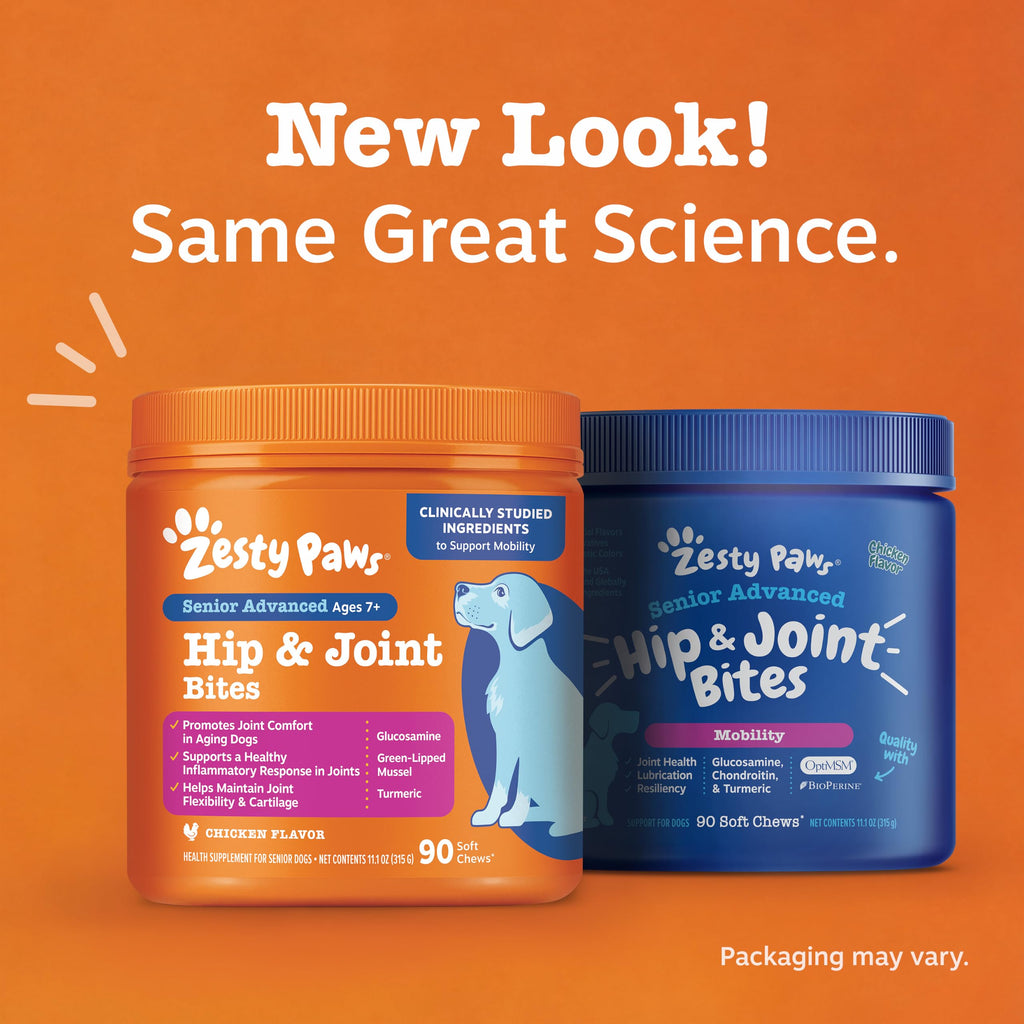 Zesty Paws Glucosamine for Dogs - Dog Joint Supplement, Bacon, 90 Ct