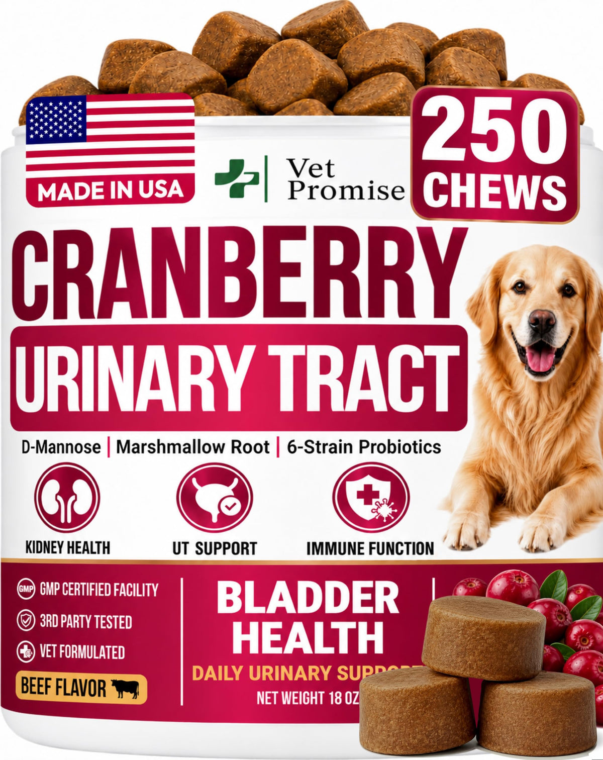 Dog Allergy Relief Chews - Skin Health & Anti-Itch Supplement with Omega-3