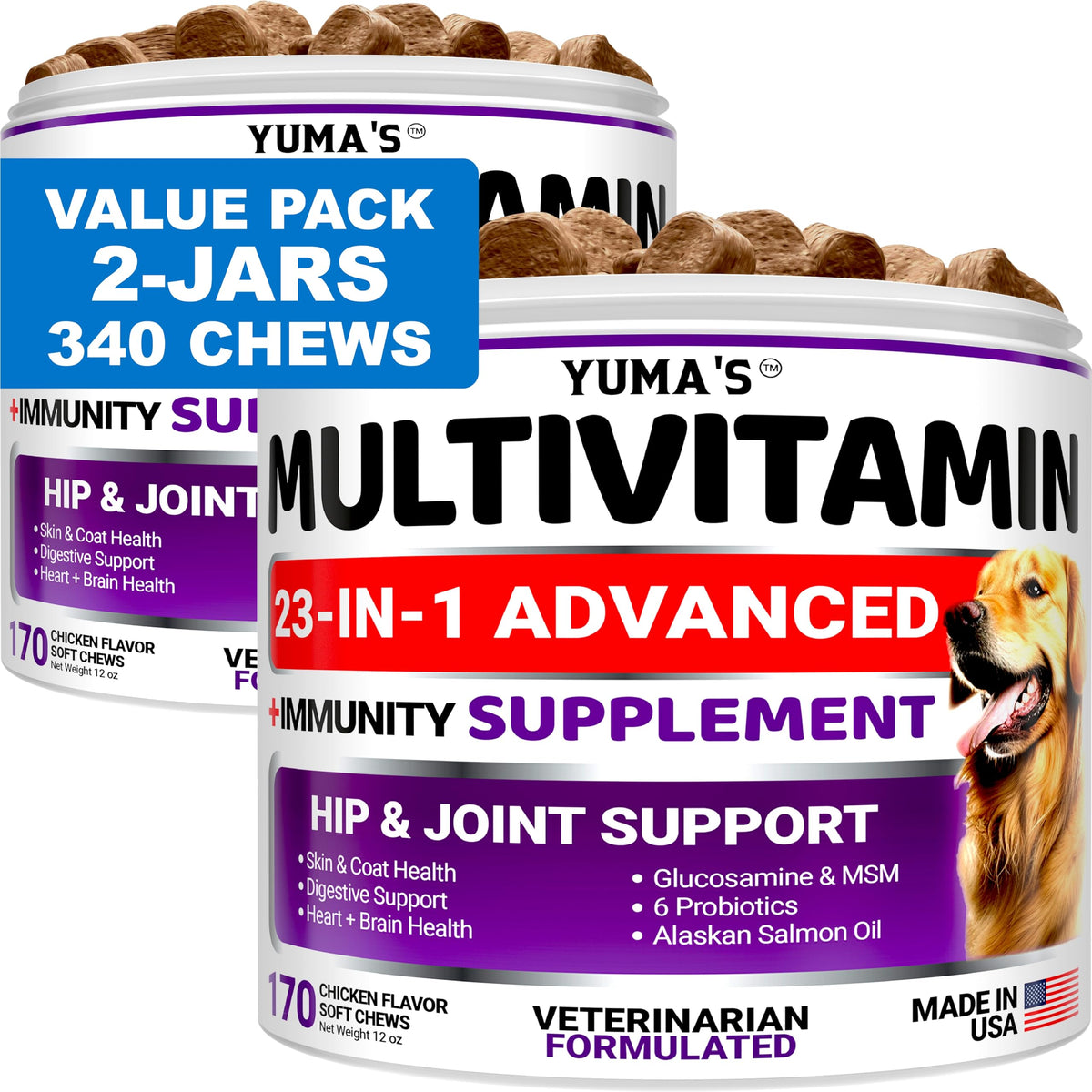 Dog Allergy Relief Chews - 240 Immune Treats, Dog Itching Skin Relief Pills