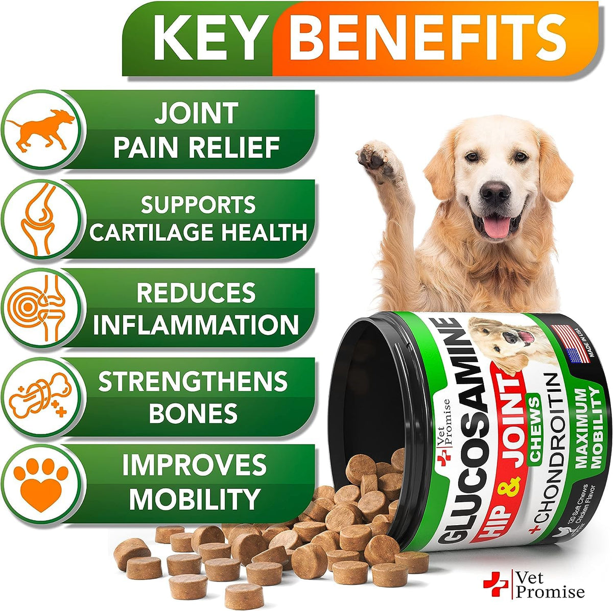 Dog Allergy Relief Chews - Skin Health & Anti-Itch Supplement with Omega-3