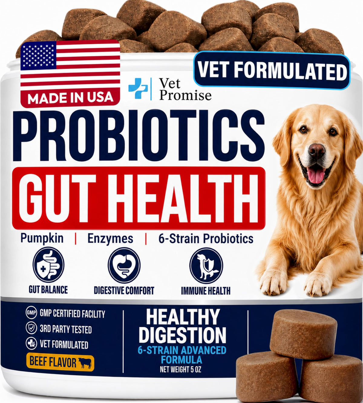 Dog Allergy Relief Chews - Skin Health & Anti-Itch Supplement with Omega-3