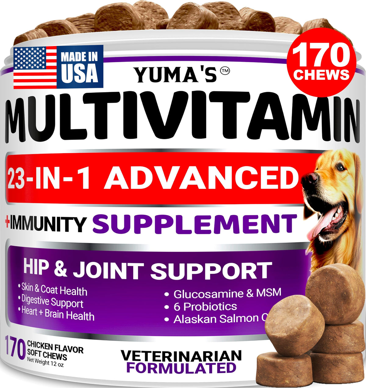 Dog Allergy Relief Chews - 240 Immune Treats, Dog Itching Skin Relief Pills