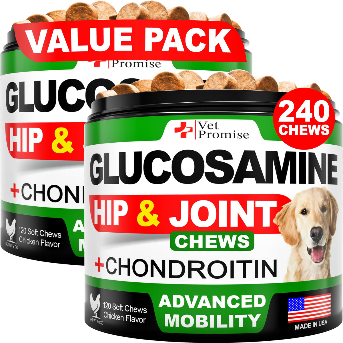 Dog Allergy Relief Chews - Skin Health & Anti-Itch Supplement with Omega-3