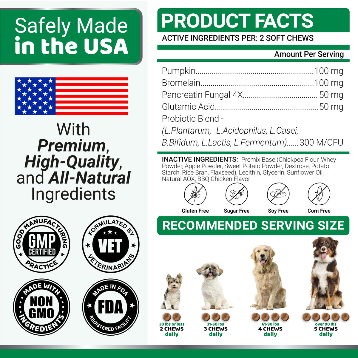 Dog Allergy Relief Chews - 240 Immune Treats, Dog Itching Skin Relief Pills