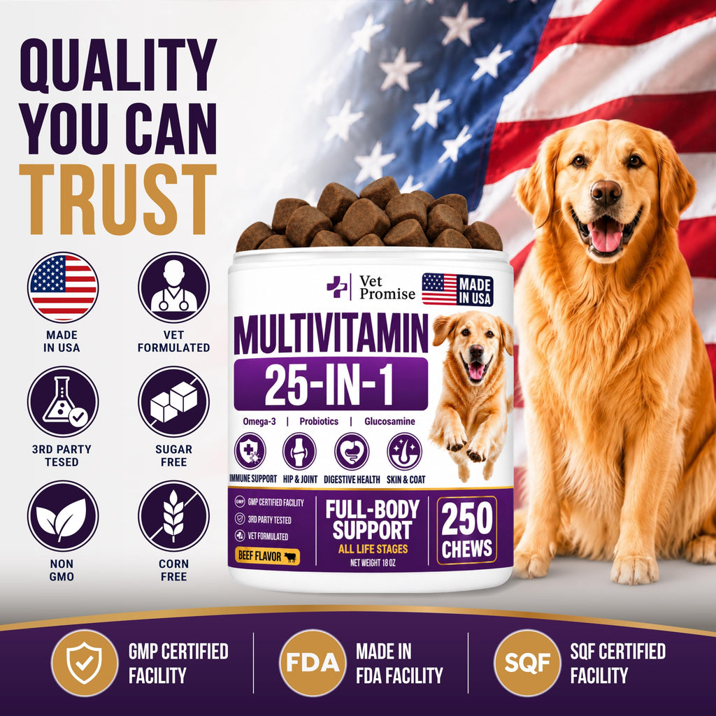 Dog Allergy Relief Chews - Skin Health & Anti-Itch Supplement with Omega-3