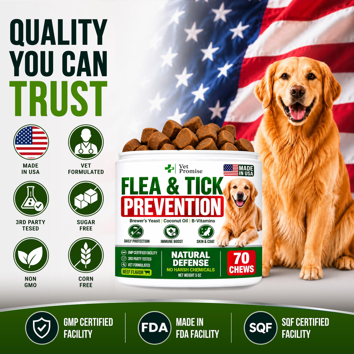 Dog Allergy Relief Chews - Skin Health & Anti-Itch Supplement with Omega-3