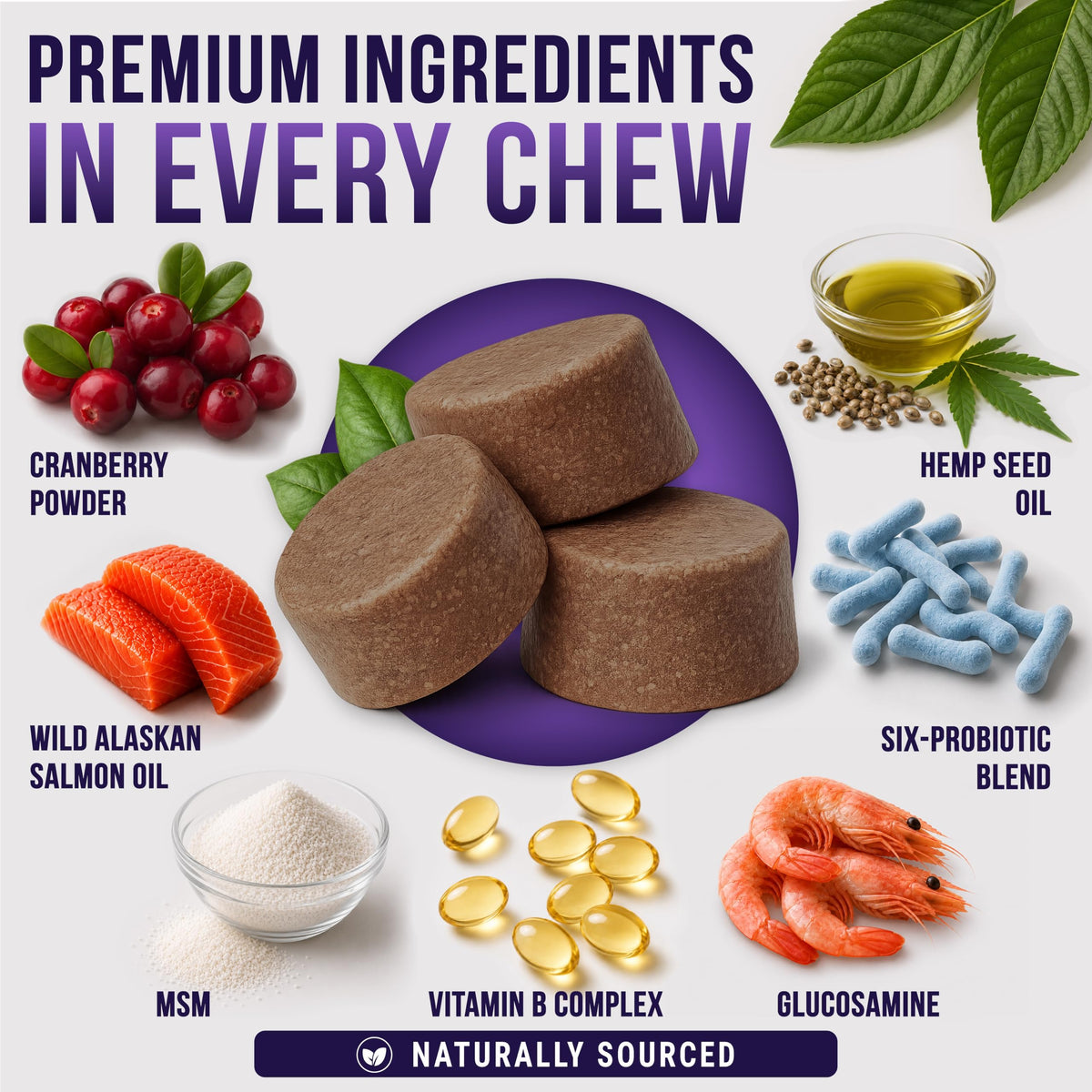Dog Allergy Relief Chews - Skin Health & Anti-Itch Supplement with Omega-3